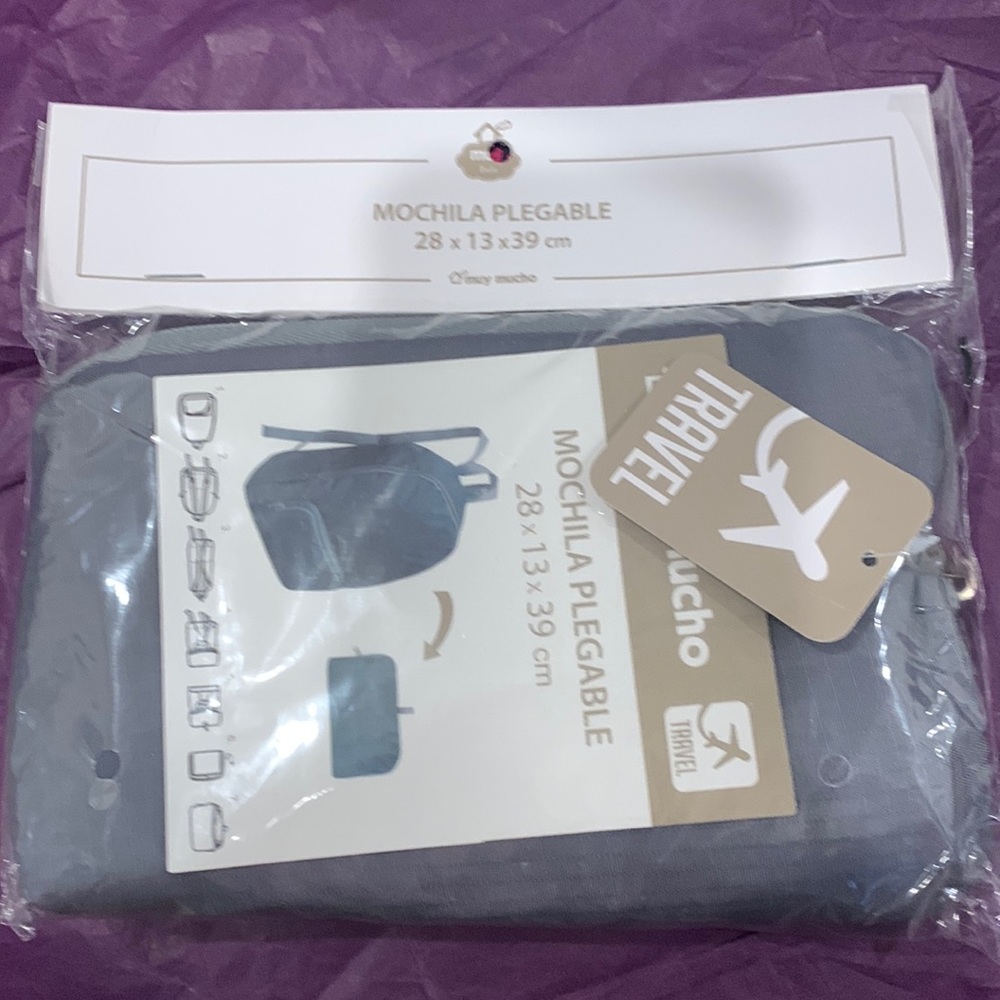 NWT Foldable Backpack